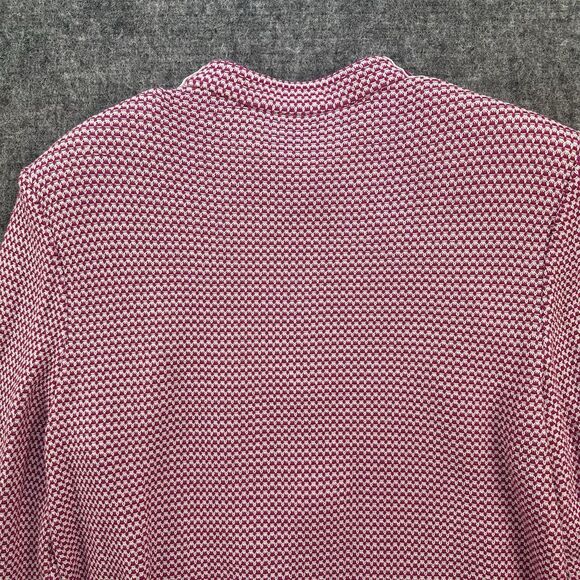 St John Sport Sweater Womens Extra Large Pink Cardigan Full Zip Knit Logo Sporty - Picture 9 of 16
